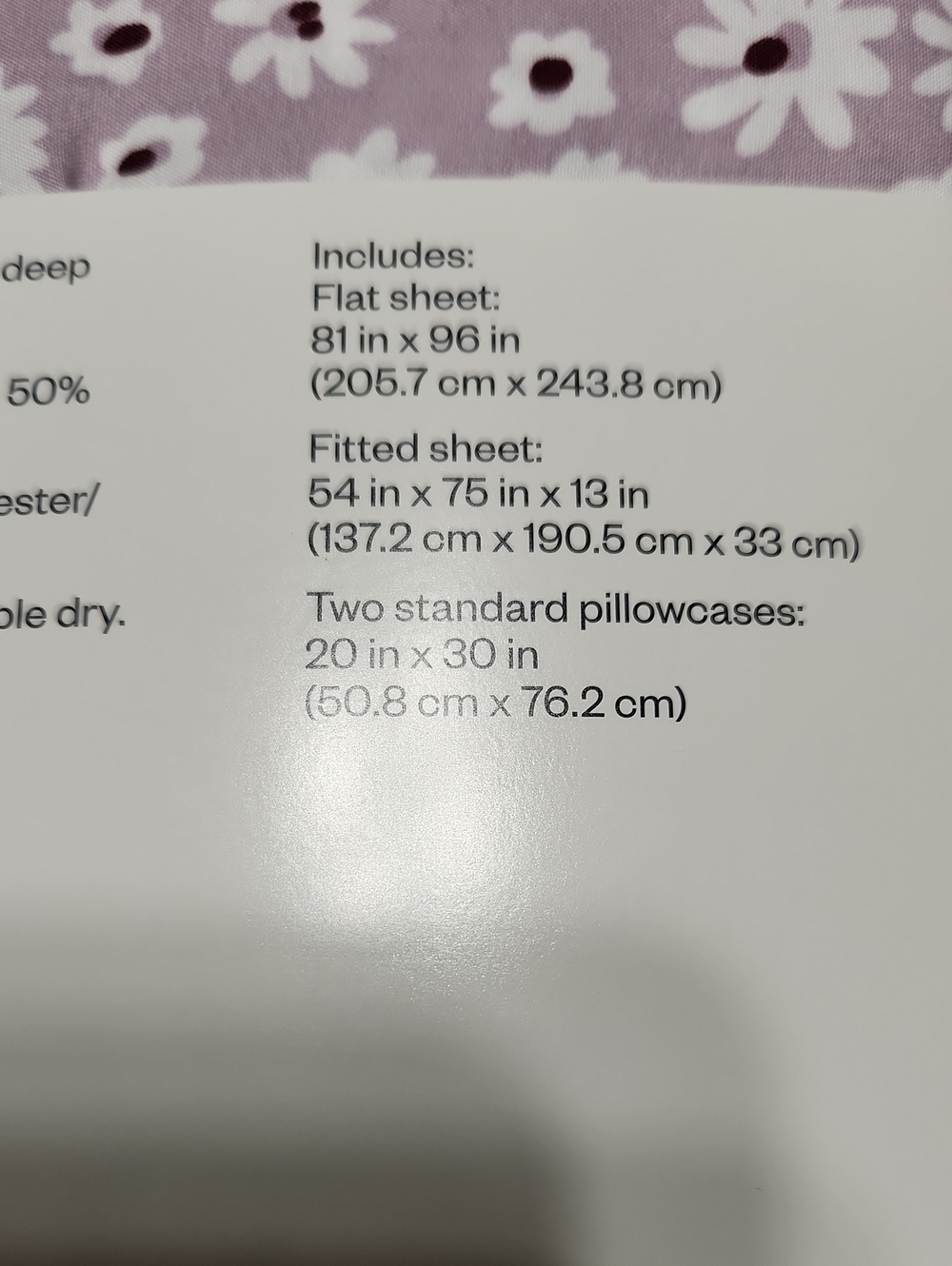 Room Essentials Full sheet set - Picture 8 of 10